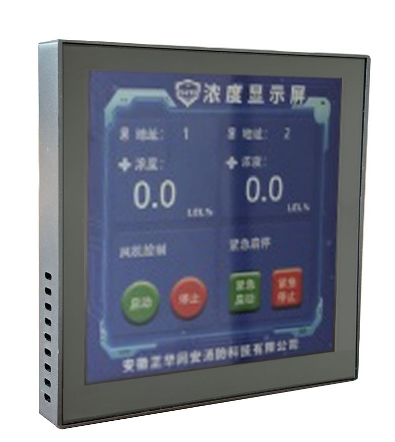 Gas concentration display