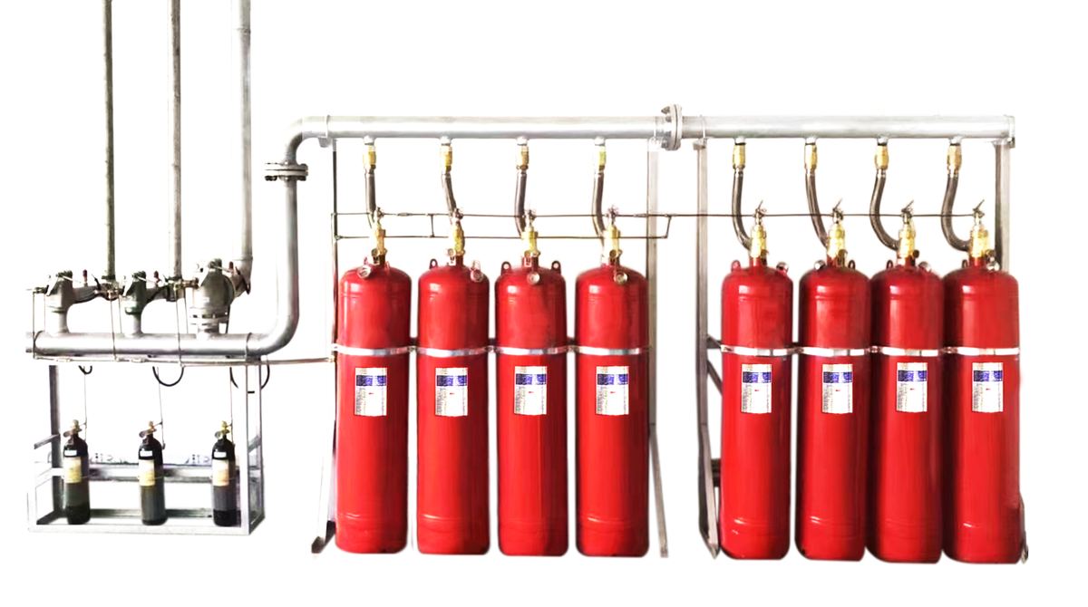 HFC-227ea extinguishing system (pipe network)